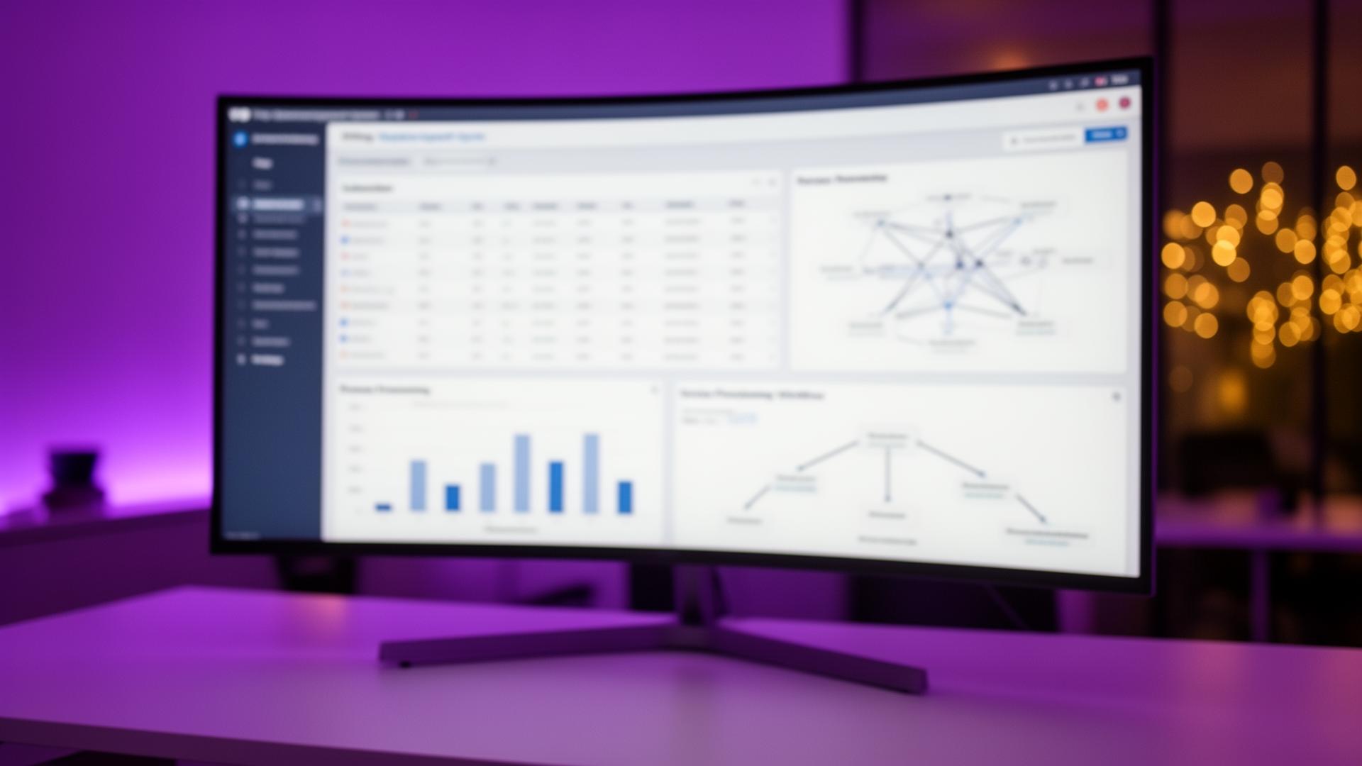Operations centre monitoring digital BSS and OSS systems across markets
