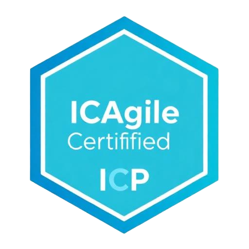 ICAgile Certified Professional certification badge